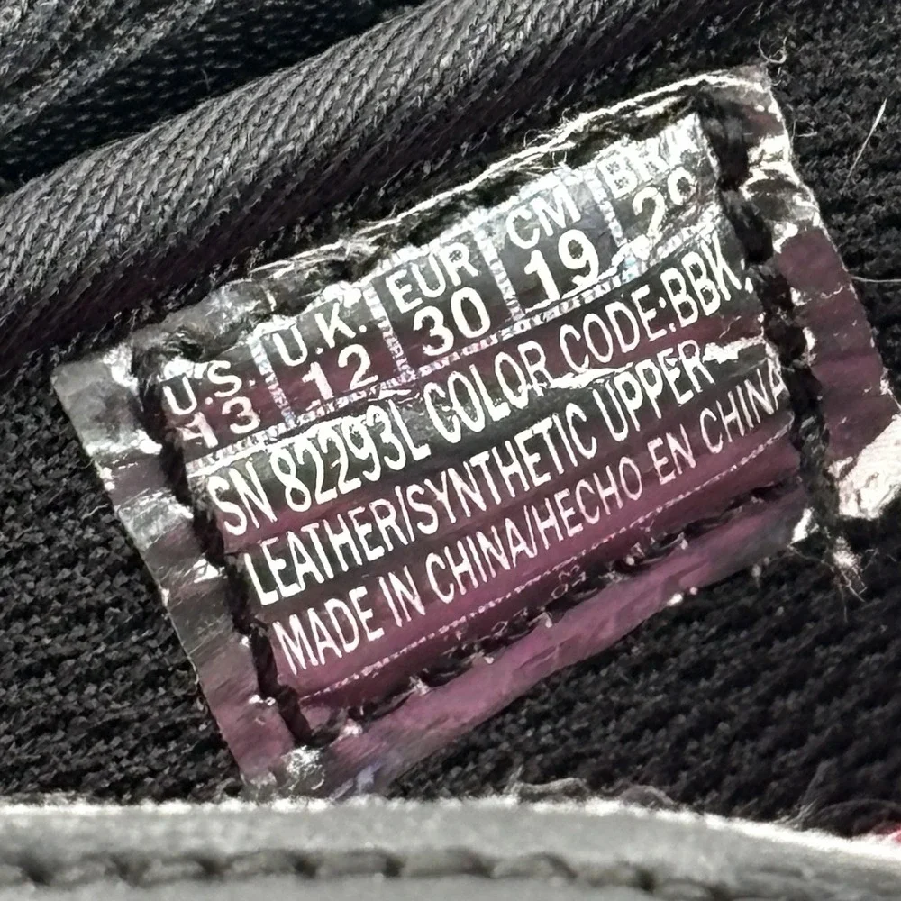 Sketchers Girls Cross Trekkers   Mary Jane Shoes Size 13 Black Adjustable Straps